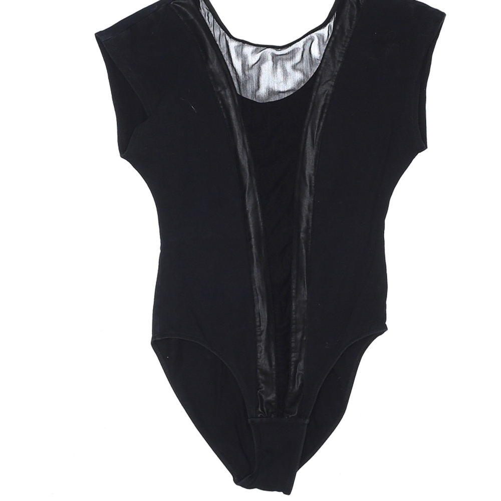 American Apparel black mesh bodysuit
